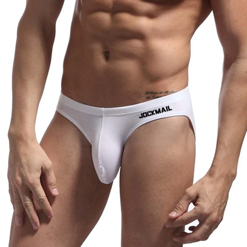 Sexy Underwear Men Briefs Slips Penis Big Pouch Panties Cotton Bikini Brief Cueca Hombre Breathable Underpants men\'s lingerie