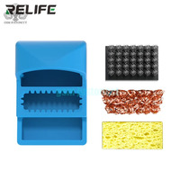 RELIFE RL-599C 3 in 1 Soldering Tip Cleaner 360° Cleaning without Dead Corners for Soldering Iron Heads of Different Models