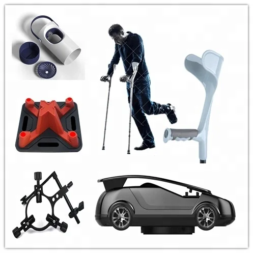 Stampo per iniezione plastica di precisione Medico Anziani Ginocchio Gomito Stampelle Stampella da passeggio Bastone Prezzo Copertura Shell Stampo Parti di stampaggio