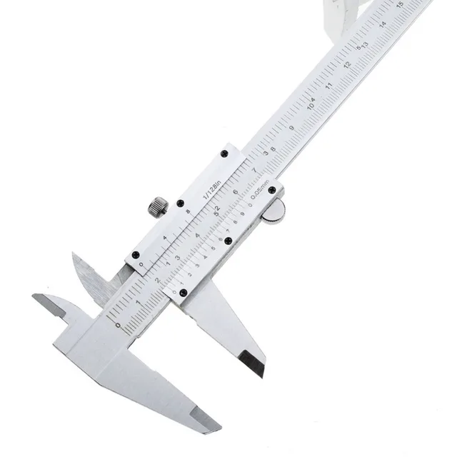 Suwmiarka z noniuszem 6 "0-150mm/0.05mm 0.008 cala metalowe suwmiarki mikrometr Pie De Rey Paquimetro narzędzia pomiarowe