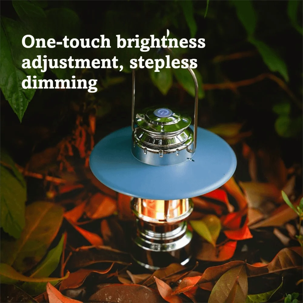 Atmosphere Lamp Retro Style Horse Lantern Portable LED Camping Light Long Lasting Waterproof Camping Lantern Travel