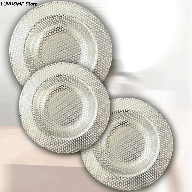 Kitchen Water Sink Filter Sink Mesh Strainer Kitchen Tool Stainless Steel Bathroom Floor Drain Cover Shower Hair Catche Stopper