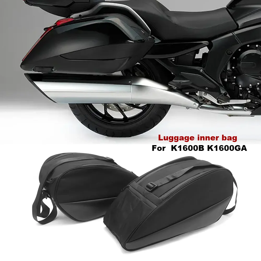 

Motorcycle Bag Side Case Inner Bags Luggage Bags Black For BMW K1600B K1600GA K 1600 B K1600 Grand America accessory