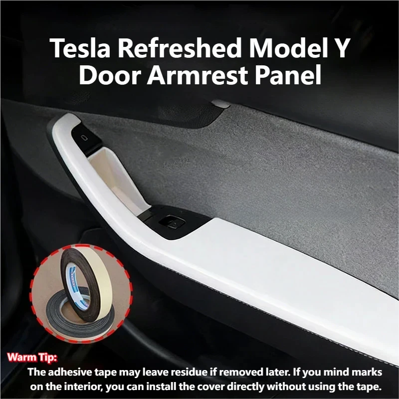 

4PCS For 2026 tesla model y juniper accessories Door Armrest Panel Car Interior Accessories