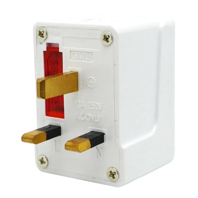 Singapore, Malaysia, UK, Macau Travel Plug, Hong Kong British Standard Socket Converter, British Standard Adapter, British Stand