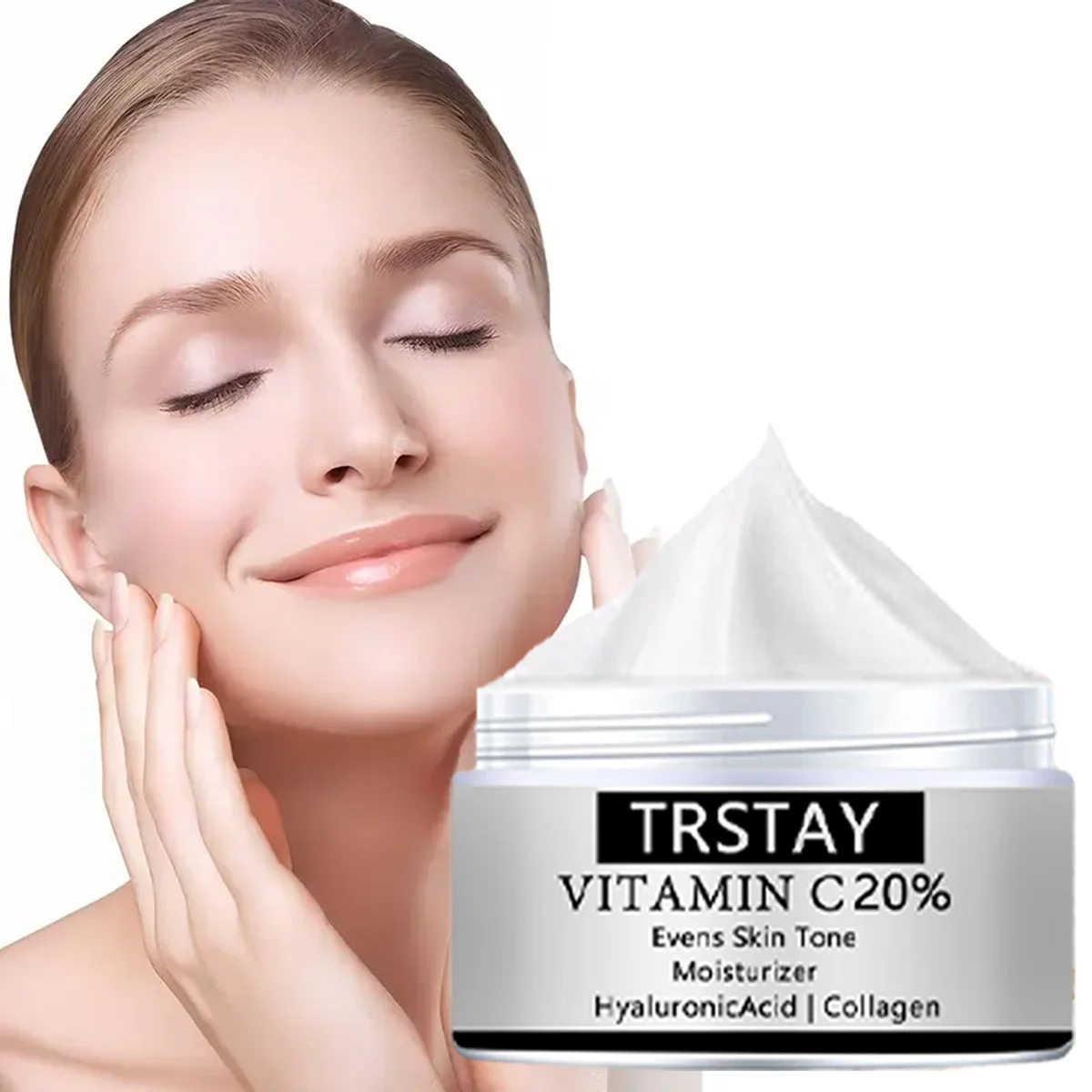 

TRSTAY face cream is rich in collagen to prevent dry lines from moisturizing