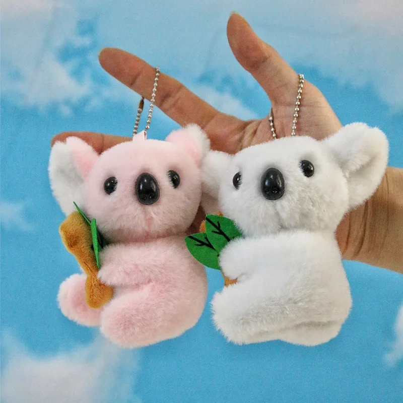 1Pcs Backpack Pendant Key Chain Doll Cute Koala Doll Plush Pendant Plush Toy Small Gift Kawaii Keychain Kawaii Car Accessories