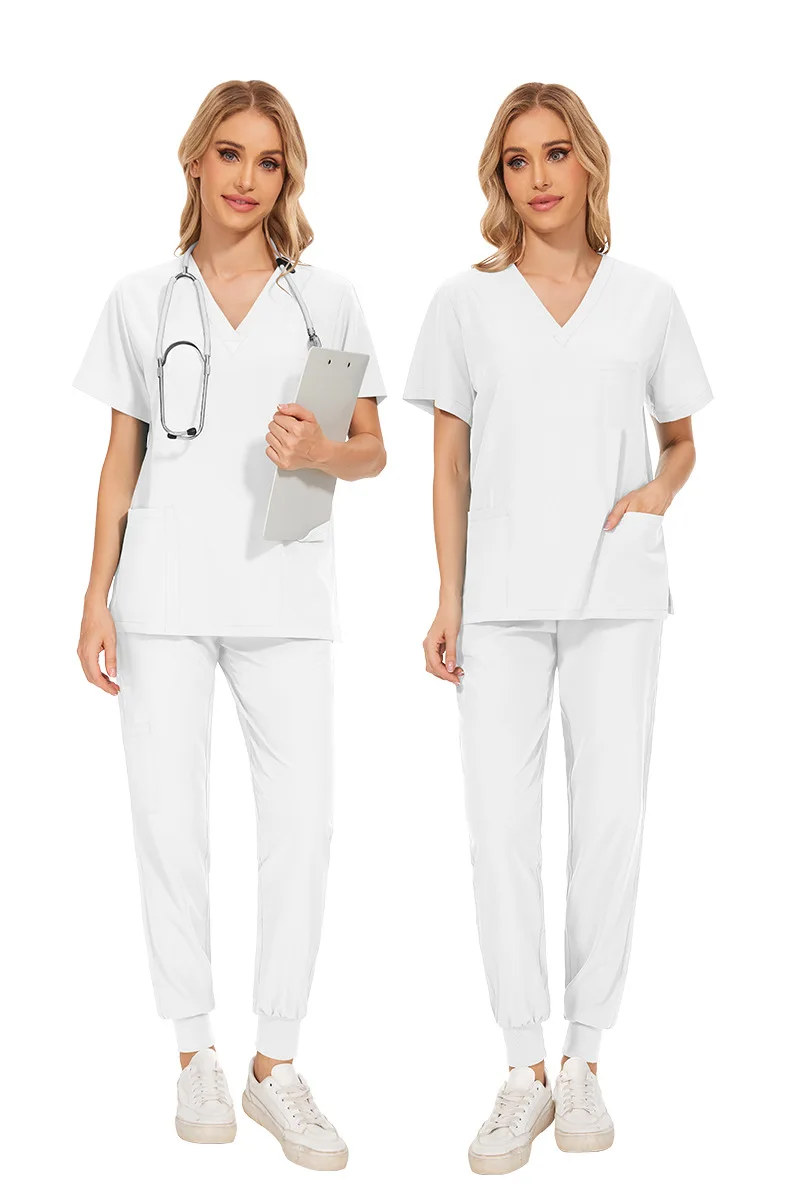 Multilcolors Medical Uniform Women Scrubs Sets Hospital Working Scrub Suits Nurse Accessories Dental Surgery Suit Lab Workwear