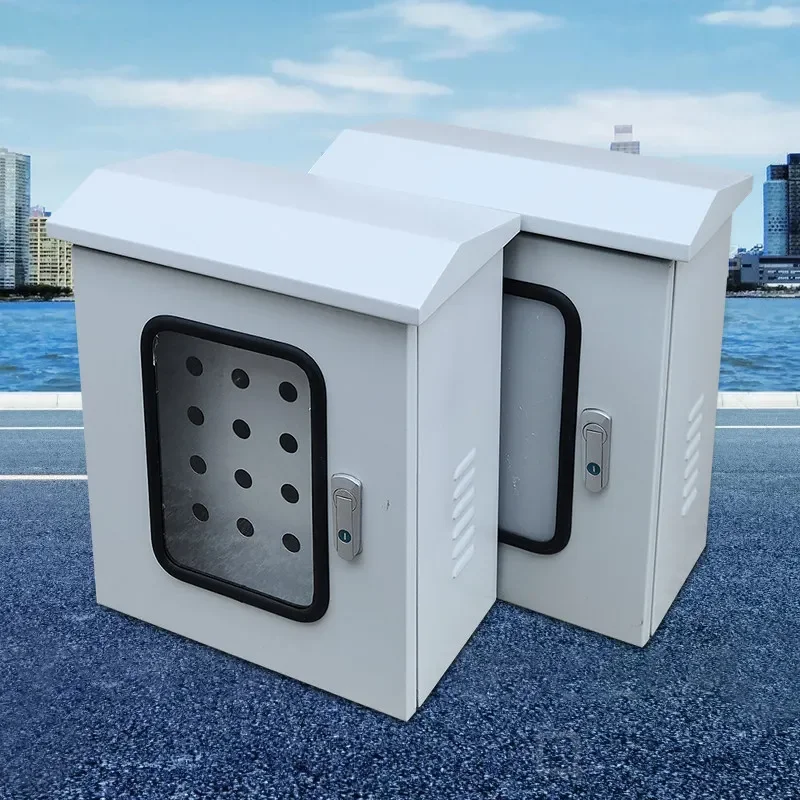 Outdoor Double Door Distribution Box Power Control Cabinet Indoor Inspection Junction Box for Electrical Systems