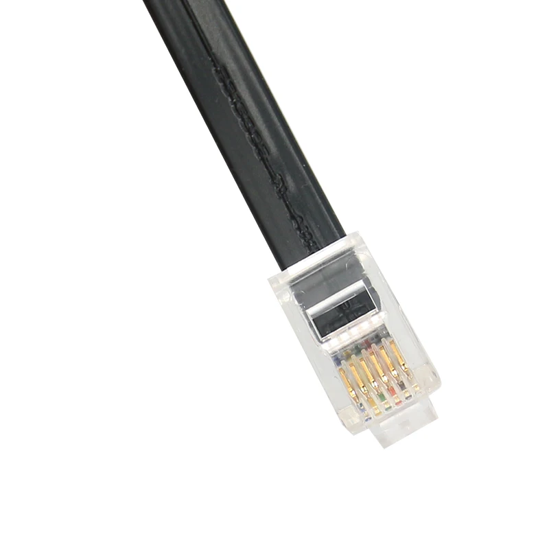 XIERDE cable de extensión de micrófono de mano de separación extraíble de 6 pines para Radio Yaesu FT6000R 300DR FT8900 FT 7800 7900 400DR