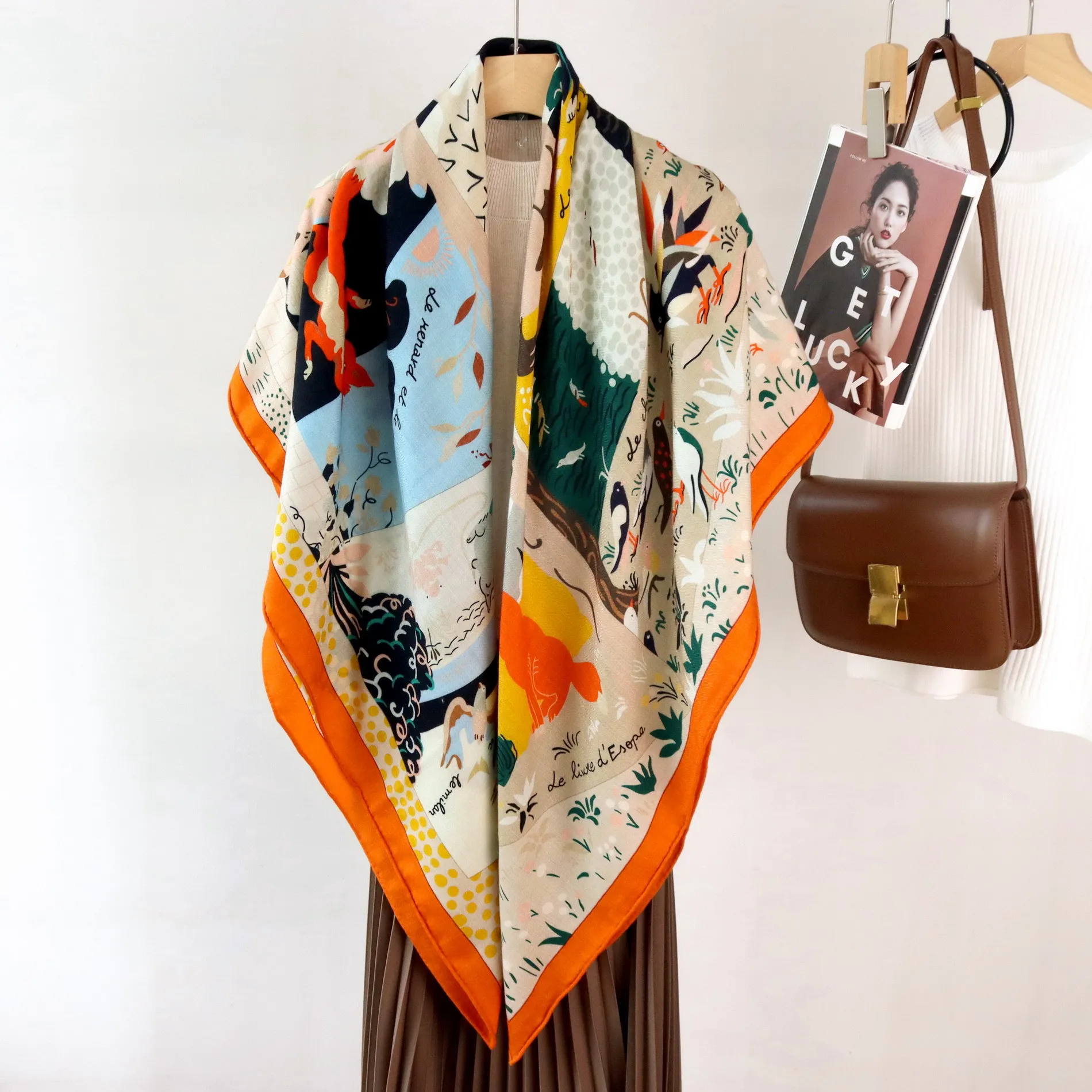 

30%Silk 70%Wool Winter Cashmere Women Handrolled Edges Shawls Warm Soft Pashmina Oversized Foulard Wrap Stole Scarves for Ladies