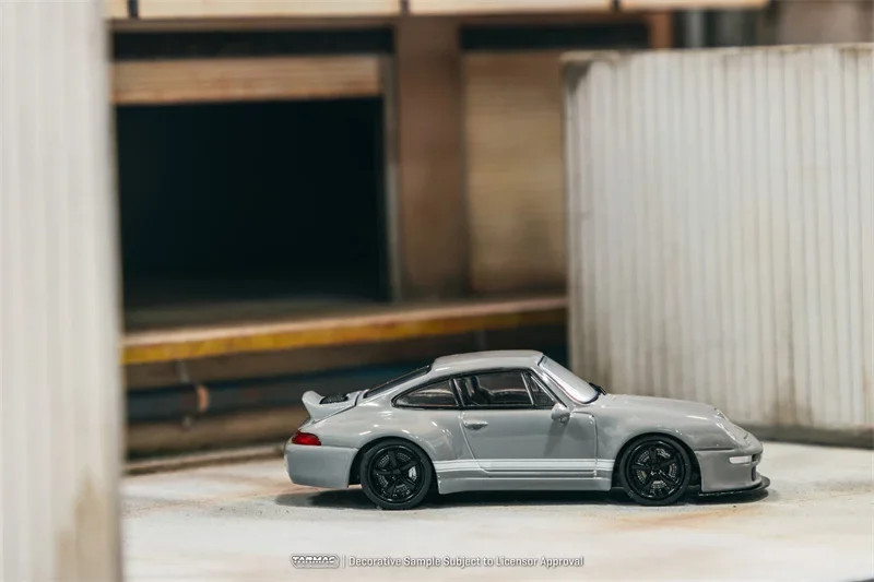 

TarmacWorks 1:64 Remastered By Gunther Werks GW 993 Grey Diecast Model Car
