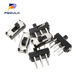 20PCS The Micro MSS22D18 Slide Switch DIP 6Pins 2P2T Handle High 2MM Toggle Switch