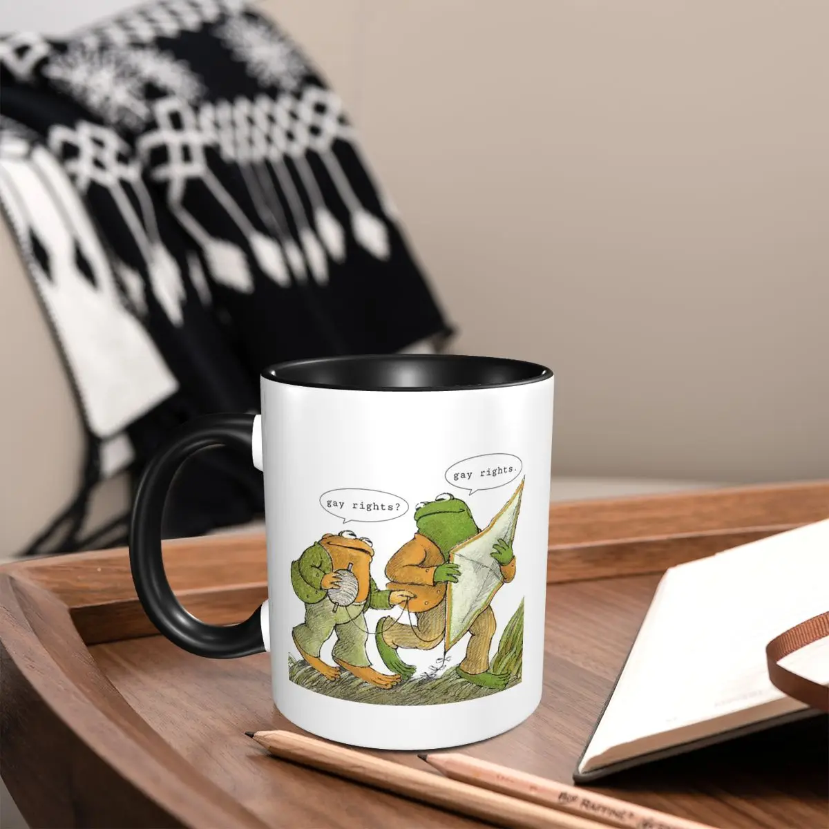 Frog And Toad Gay Rights Mug Funny Ceramic Coffee Cups Tea Mugs Milk Cup Drinkware Gift for Woman Man