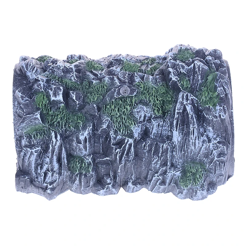 البلاستيك 1:87 مقياس لعبة مجسمة قطار السكك الحديدية كهف الأنفاق طاولة الرمل لعبة مجسمة #3