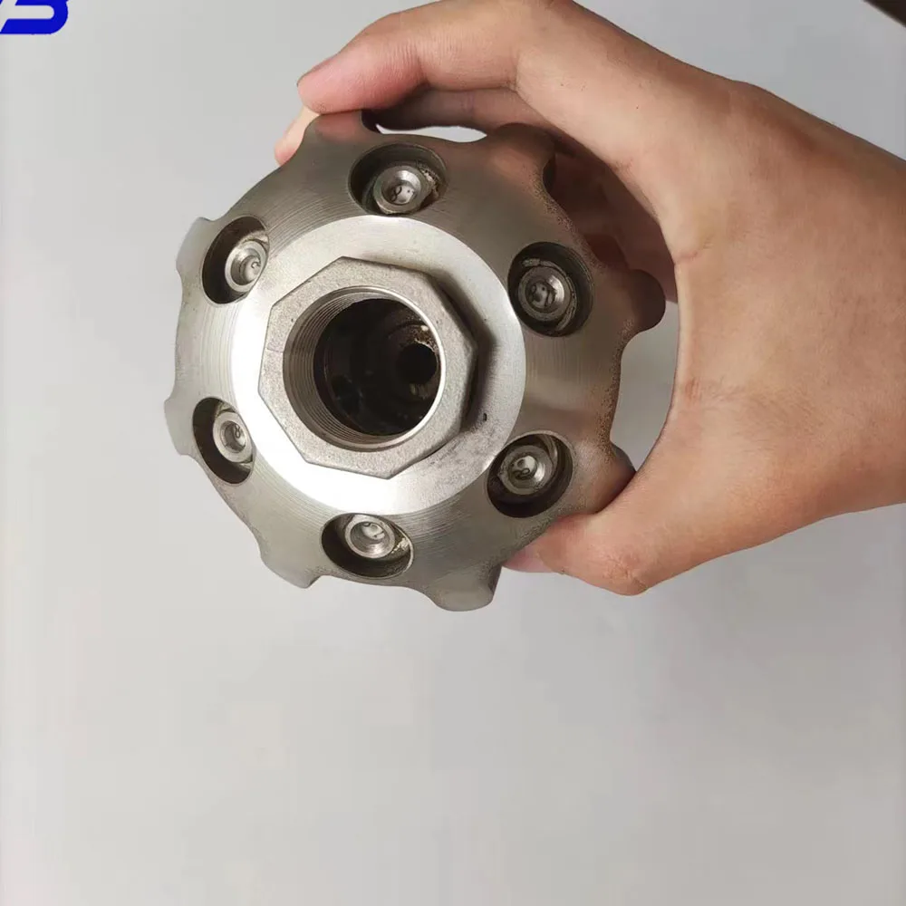 High Pressure V Hammer nozzle Vibrating Jetter Nozzle Ceramic Nozzles 6.5kg Hammer Rotor nozzle