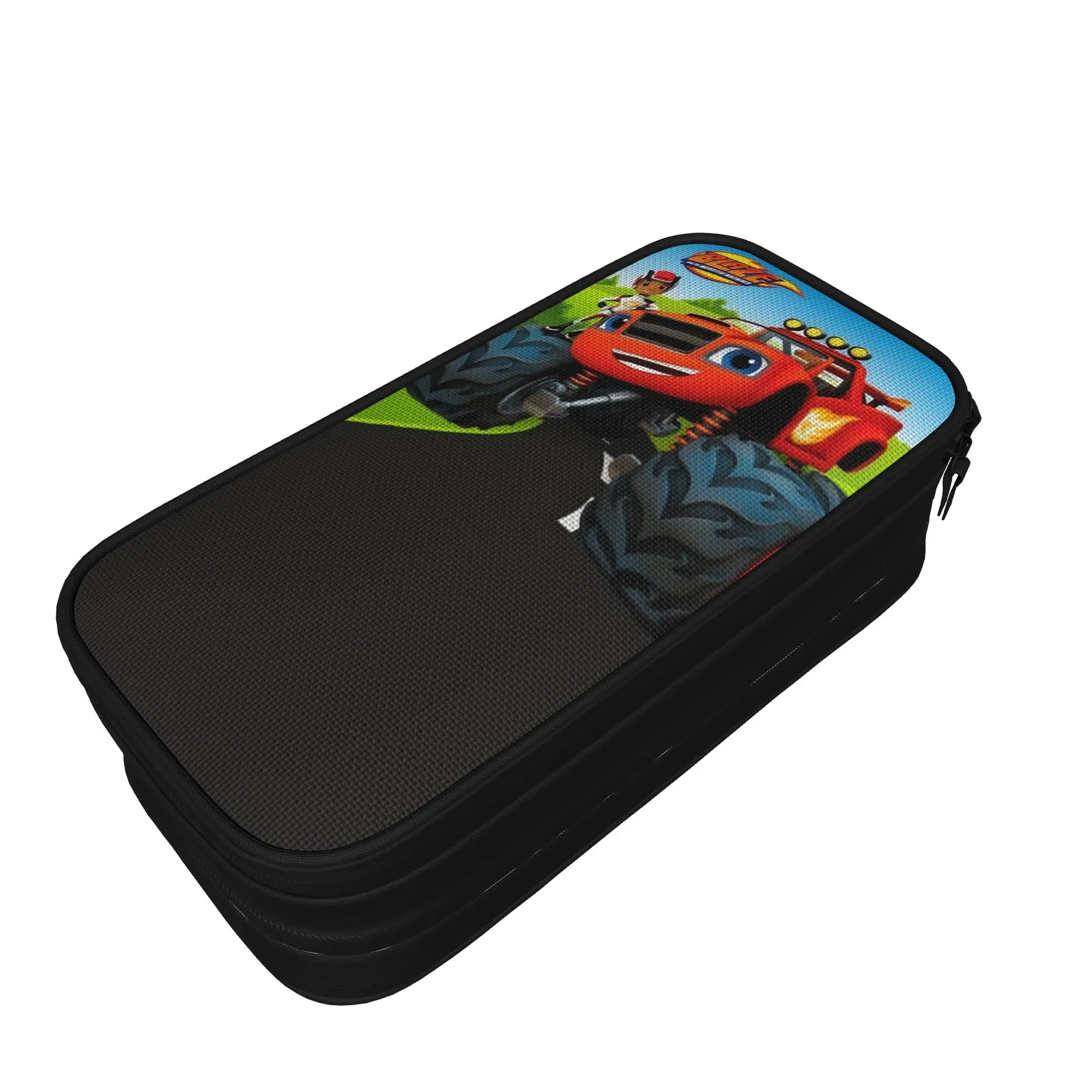 Blaze and the Monster Machines Pencil Case Double Layer Large-capacity Kids  Pencil Case Stationery Perfect Gifts