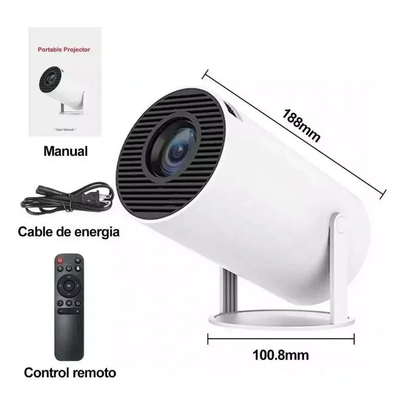 ProjectorPRO 4K Android 11 Dual Wifi6 260ANSI Allwinner H713 BT5.0 1080P 1280*720P Home Cinema Outdoor Projetor