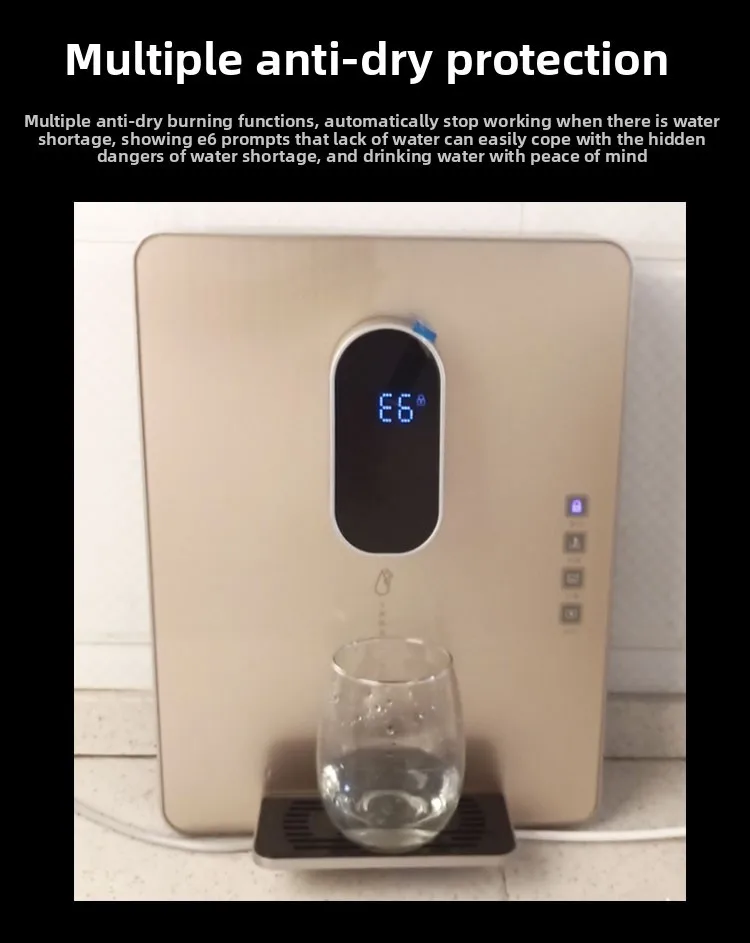 جهاز تنقية المياه المنزلية المثبتة على الحائط من ZML، آلة الشرب المعبأة في زجاجات المياه المباشرة، موزع مياه فوري