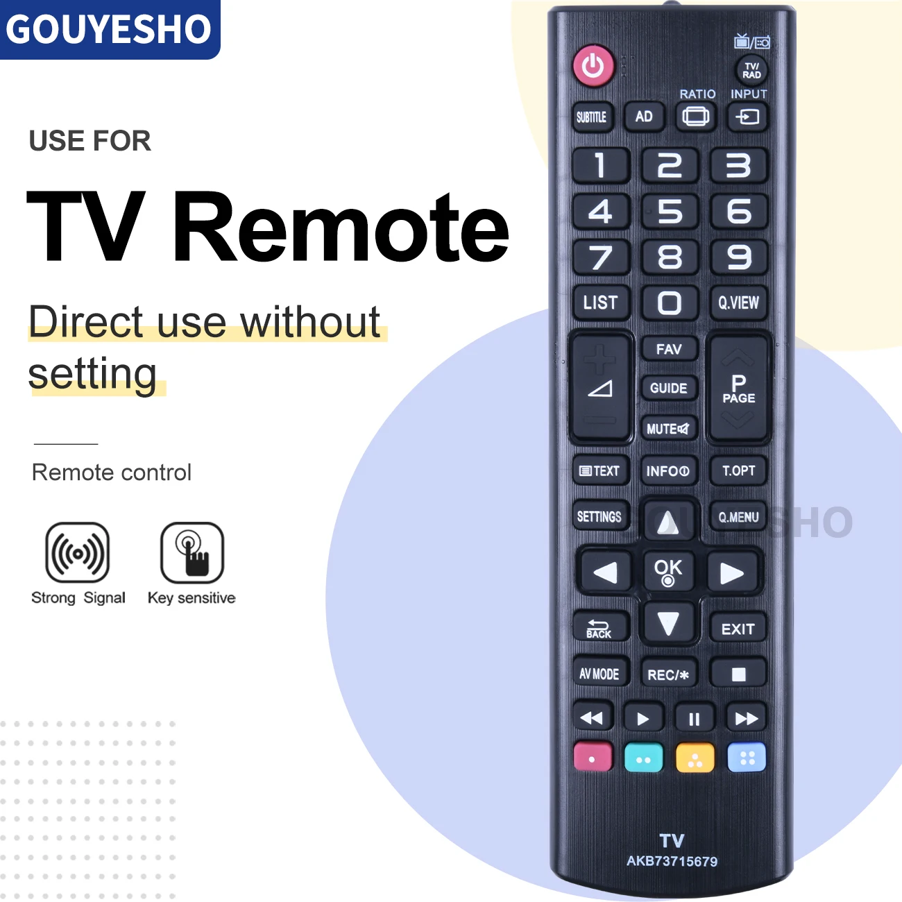 Mando a distancia AKB73715679 para TV de L-G, nuevo mando a distancia para 42LB550, 55LB561, 60LB561, 60PB560, 32LH500D, 32LH501C, 43LH500T, 43LH501C