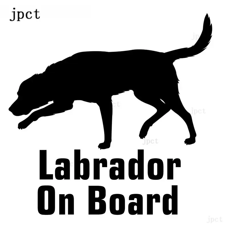 Fun animal Labrador car stickers, car and motorcycle accessories scratch decorative vinyl, 15cm * 15cm stickers