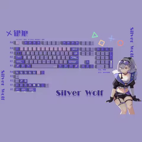 126 Keys Double Shot Keycap Backlight RGB PBT DYE Sublimation Custom Keycaps For Cherry Mx Switches Mechanical Keyboard