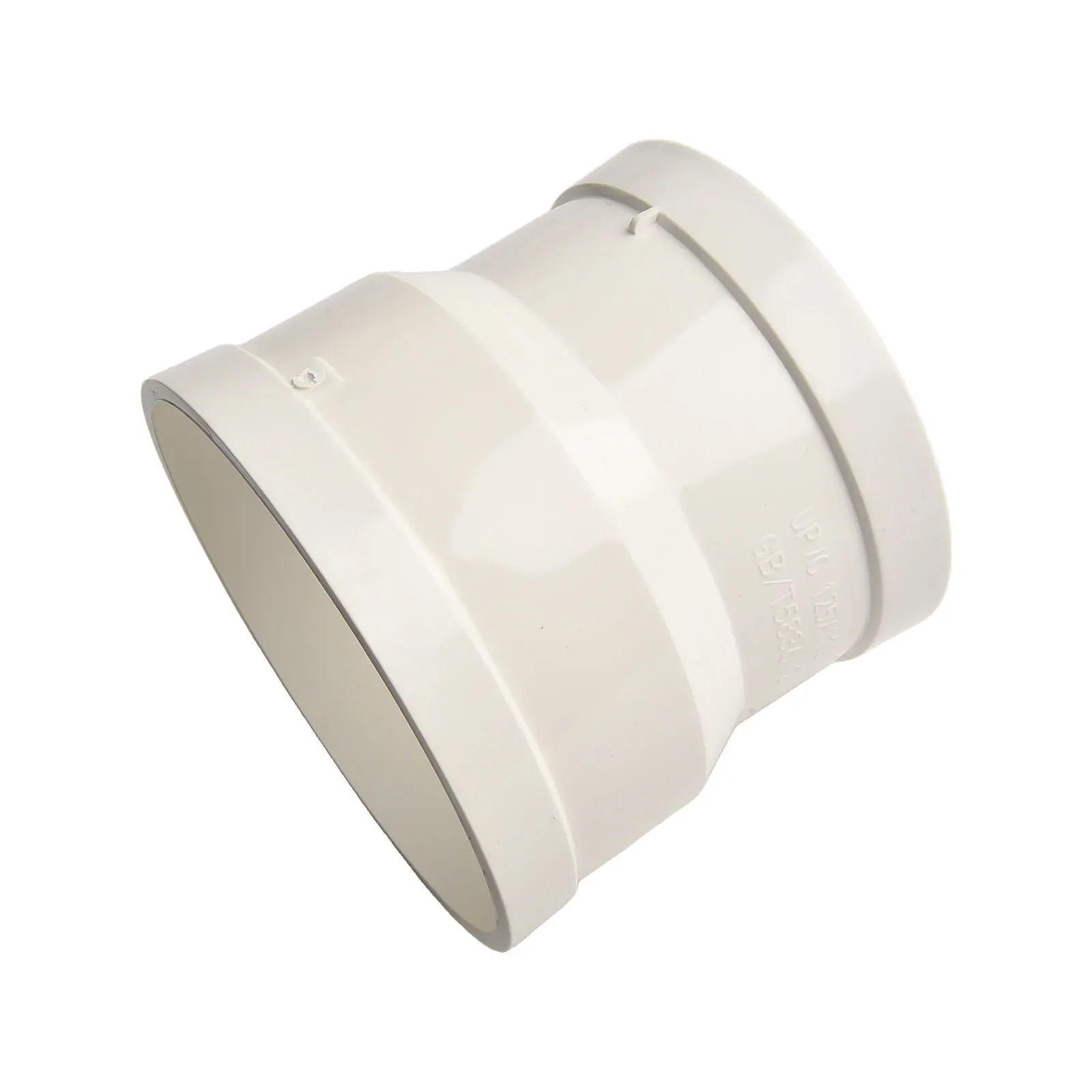 100% Brand New Reducer Adapter Pipe Ventilation Fittings For All Types Of Pipe Plastic Reducer White 100to75 ABS Pipe