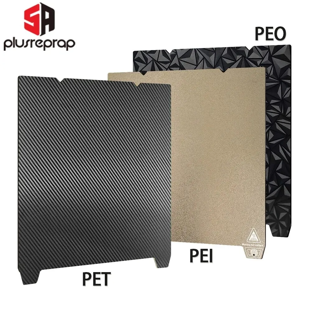 Ender-3 /End-5 S1/K1 Build Plate Flexiable PEI/PET/PEO Sheet Double Side Coating Heatbed for Creality