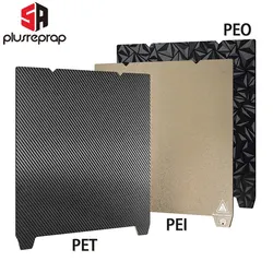 Ender-3 /End-5 S1/K1 Build Plate Flexiable PEI/PET/PEO Sheet Double Side Coating Heatbed for Creality