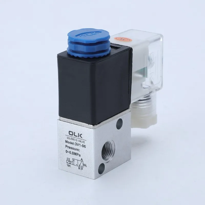 OLK Olekai solenoid valve 3V1-06-08-M5 two position three-way direct series parallel group valve multi position confluence