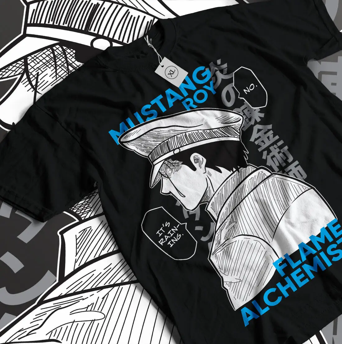 Fullmetal Alchemist T-Shirt Roy Mustang Lust FMA Anime Girl Gifts Shirt All Size