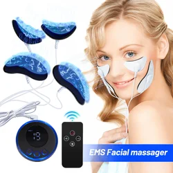 Ems Facial Massager Eye Face Lift Huidverstrakking Anti-Rimpel V-Vormige Gezicht Spierstimulator Schoonheid Devic