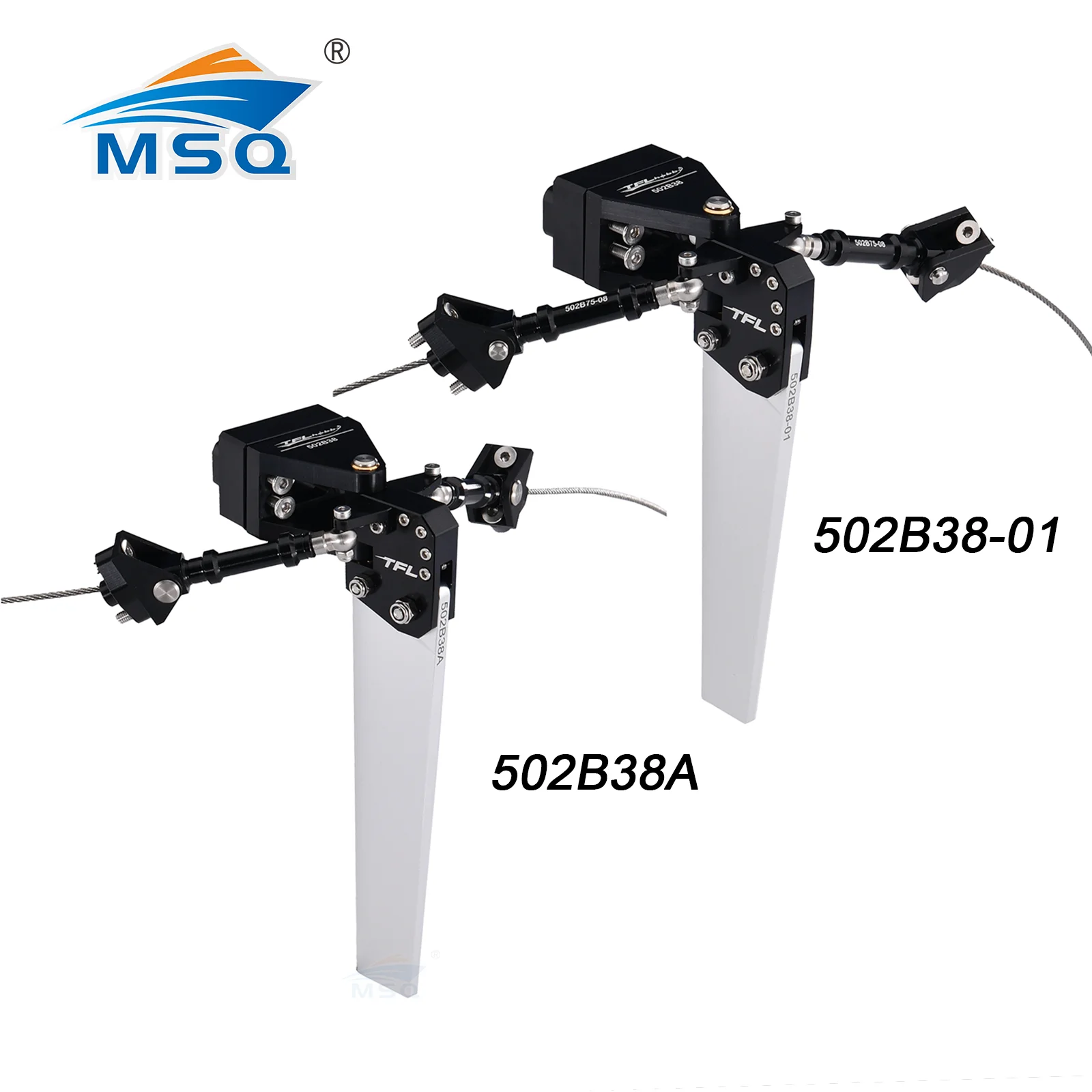 

111/128mm RC Boat Rudder CNC Aluminum AlloyRudder Accessories for Nitro Gas Brushless RC Speed Boat Catamaran