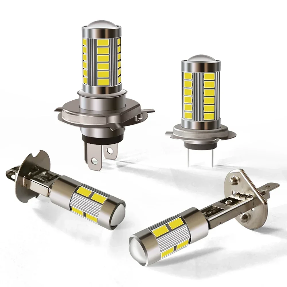 H1 H3 H4 H7  LED Headlight Car Fog Light LED Bulbs Auto DRL Driving Running Lamps High Low Beam Super Bright 6000K 12V