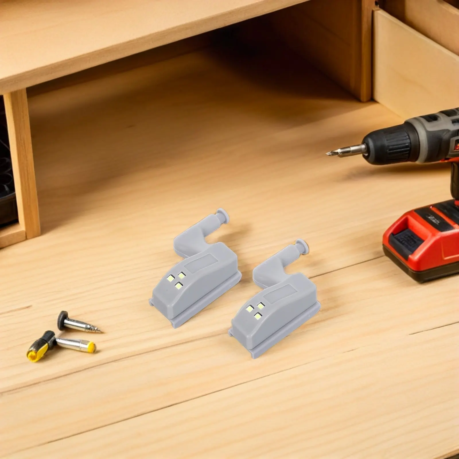 

Комплект из 6 светодиодных светильников для шкафов, умные лампы для гардероба с датчиком движения, подсветка для дверей, освещение для кухни, спальни, кладовой