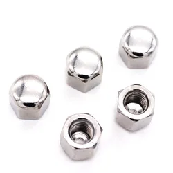 1/2/5/10pc M3 M4 M5 M6 M8 M10 M12 M14 M16 304 A2 Stainless Steel Hex Hexagon Short Low Thin Cap Acorn Nut Cover Blind Nut DIN917