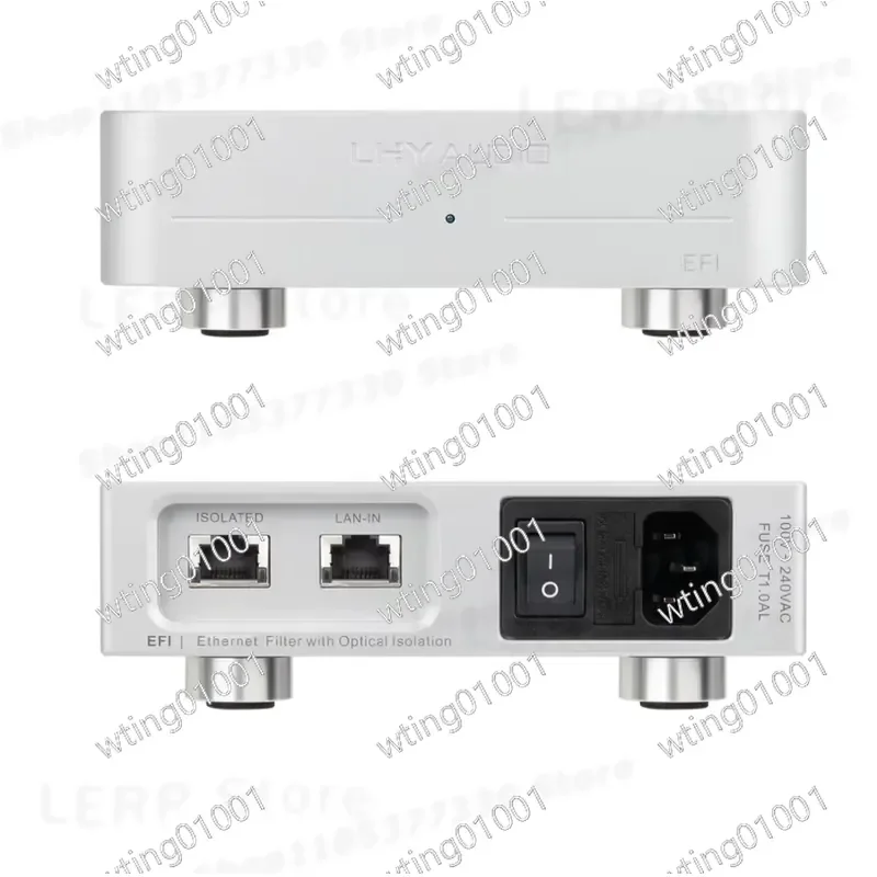 for LHY EFI Audio Opto Isolator Network Signal Noise Purification Filter Linear Power Supply 1000 100 10 Mbps