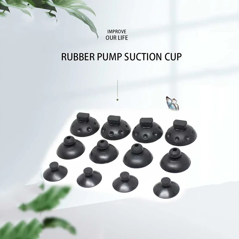 10Pcs Rubber Suction Cup Clips Set For Water Pump Aquarium Supplies Prevent Displacement