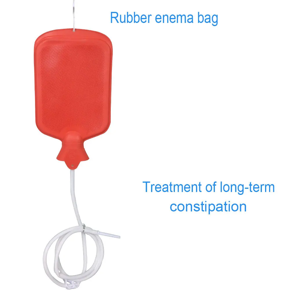 Kit de bolsa de Enema reutilizable para el hogar, irrigador Anal de goma de silicona de gran capacidad, ducha de Colon, ducha rectal, herramienta de limpieza para adultos, 2000ml