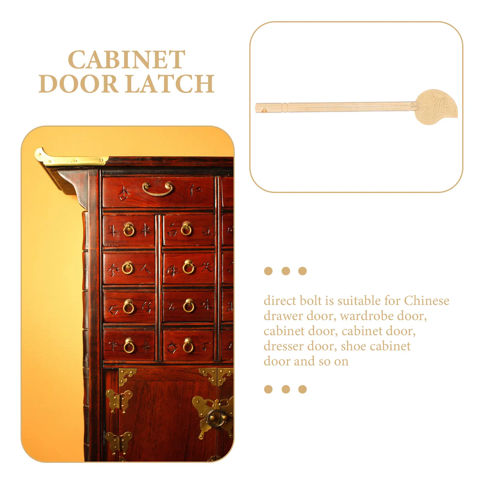 

2Pcs Vintage Leaf Shape Bronze Lock Bolt Creative Locking Pin for Cabinet Drawer Door Latch Retro Barrel Bolt Locking Pin