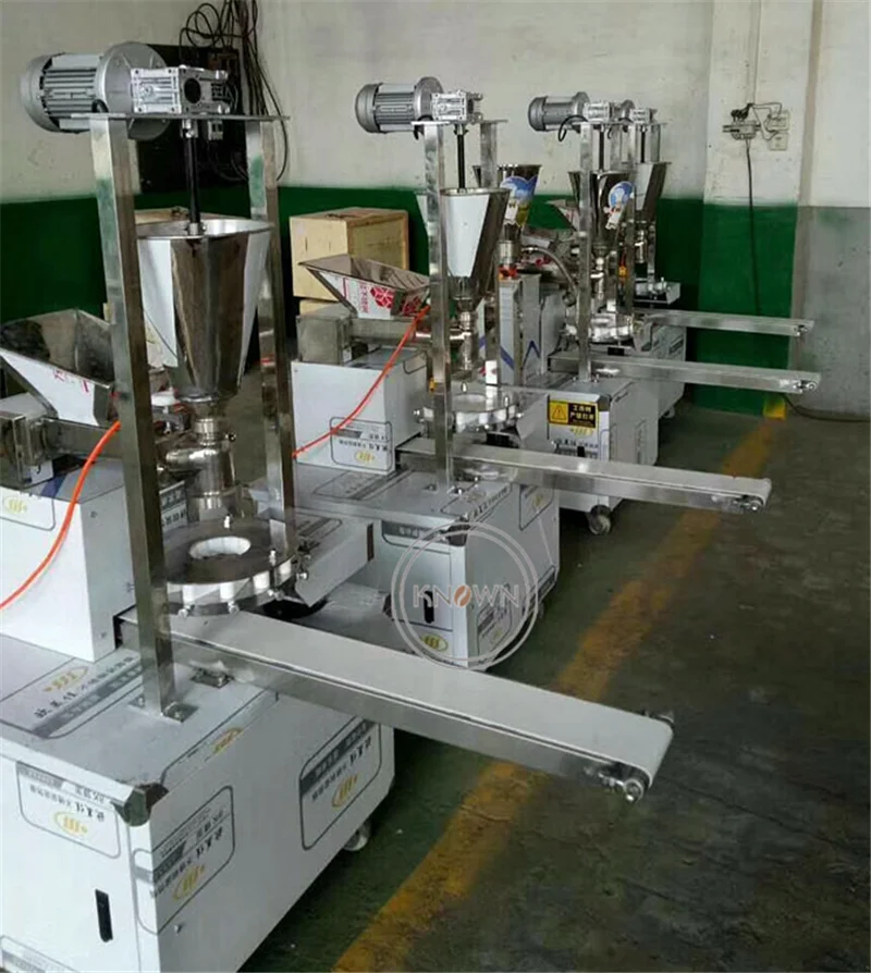 Commercial Chinese Baozi Maker Automatic Momo Steamed Stuffed Bun Making Machine