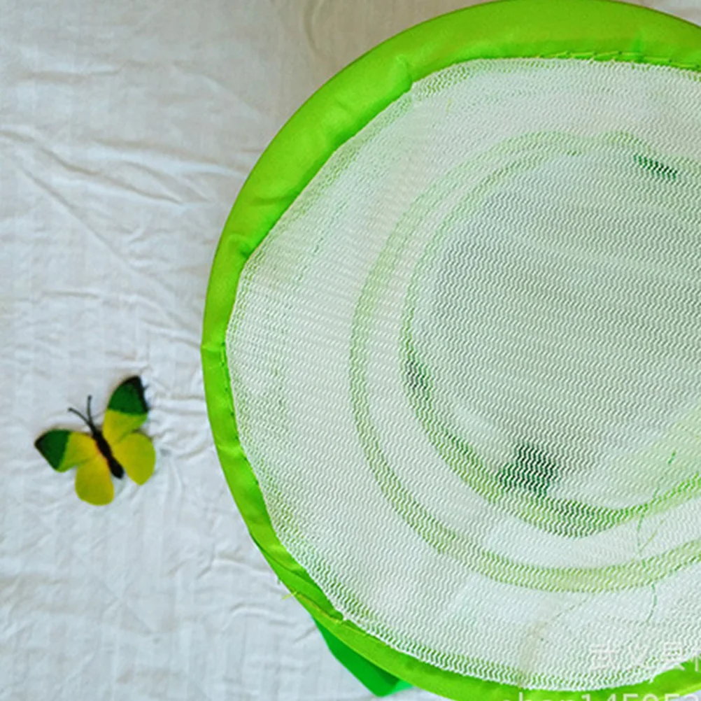 Foldable Insect Habitat Cage 14X15Cm Pop-Up Mesh Net For Catching Butterflies Mantises Wasps Outdoor Biology Learning Tool