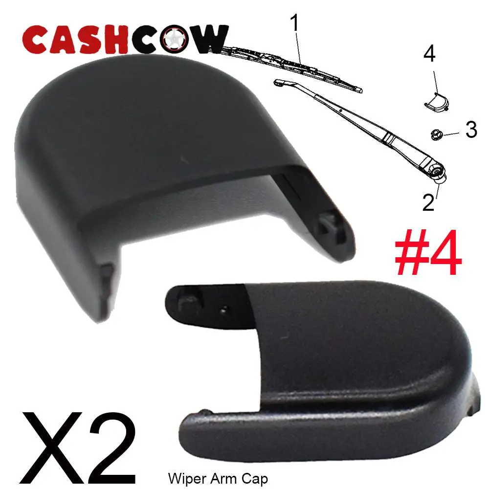 CASHCOW Car Wiper Arm Head Nut Cover Cap Wiper Arm Bolt Cover For Chevrolet Cheyenne Silverado 1500 2500 3500 Tahoe Traverse