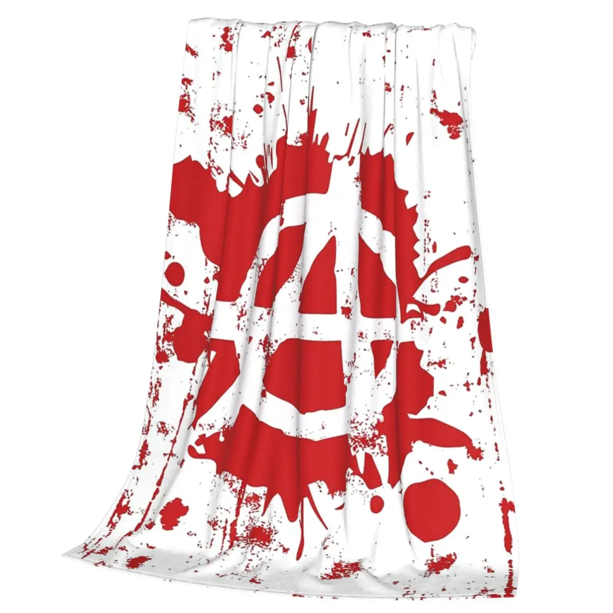 Anarchy Blanket Soft Warm Flannel Throw Blanket Plush for Bed Living room Picnic Travel Home Couch