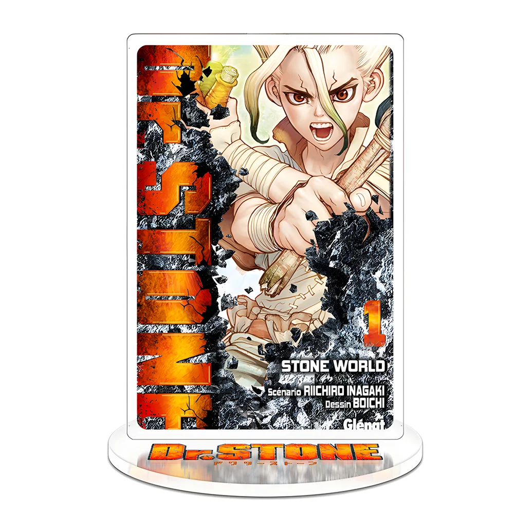 15CM  NEW  Anime Dr.Stone Acrylic Stand Model Cosplay Charm Characters Ornament Accessories Goods Collection Gifts