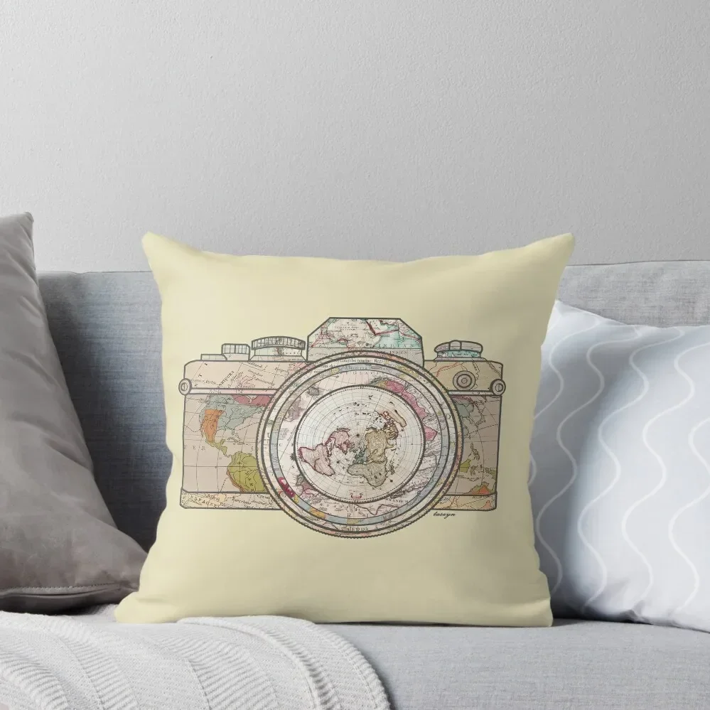 

Travel Throw Pillow Custom Cushion Room decorating items Pillow