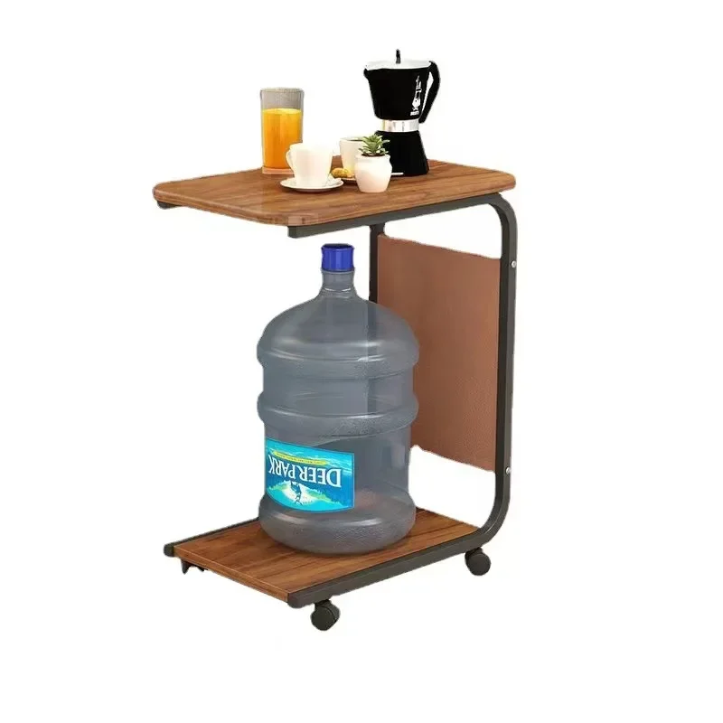 Movable sofa side several bedrooms bedside locker living room simple tea table rack trolley