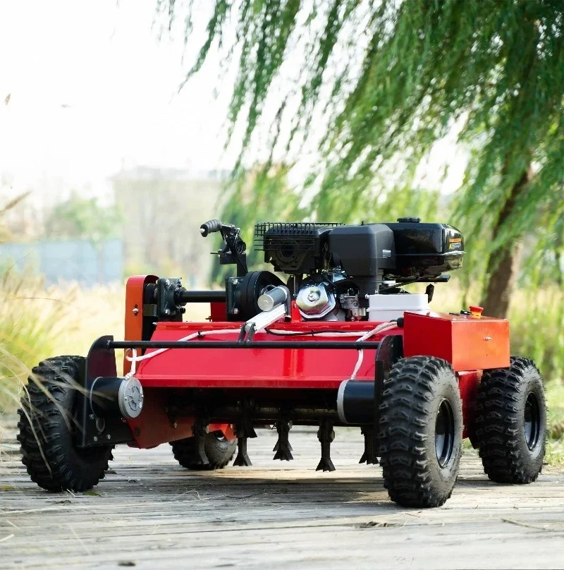 

Manufacture direct sale rubber track with wheels set for lawn mower battery local mowers