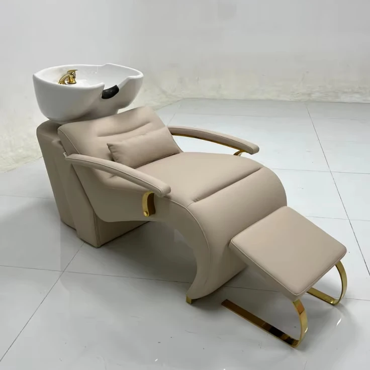 

Very stylish modern barber shop furniture beauty salon hair styling shampoo chair