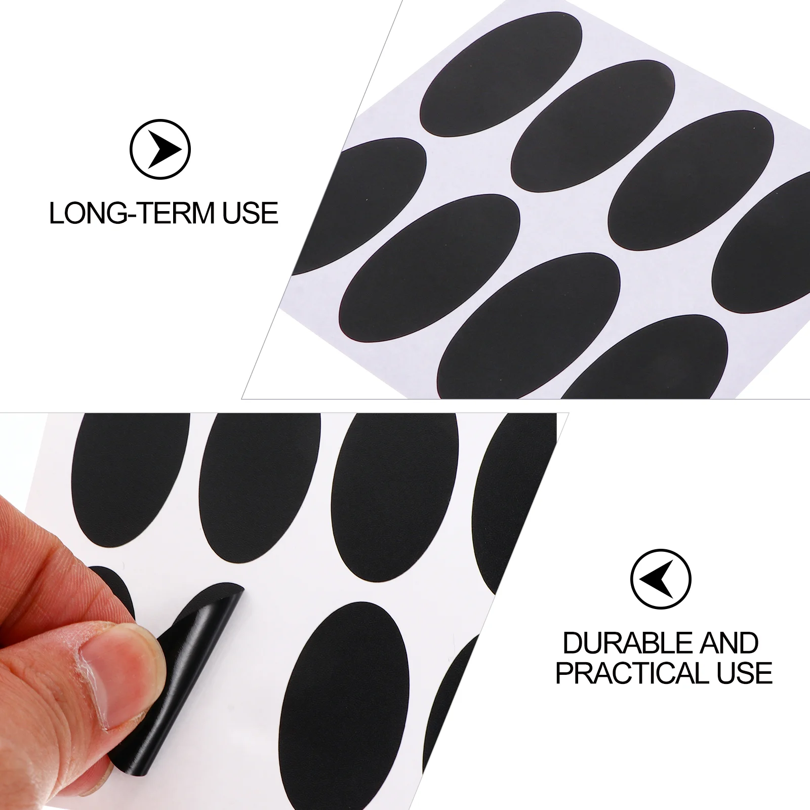 148 Pcs Stickers Household Labels Kitchen Bottle Blackboard Sticky Paper Waterproof for Jar